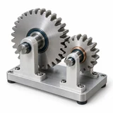 Illustration of a tabletop gear mechanism