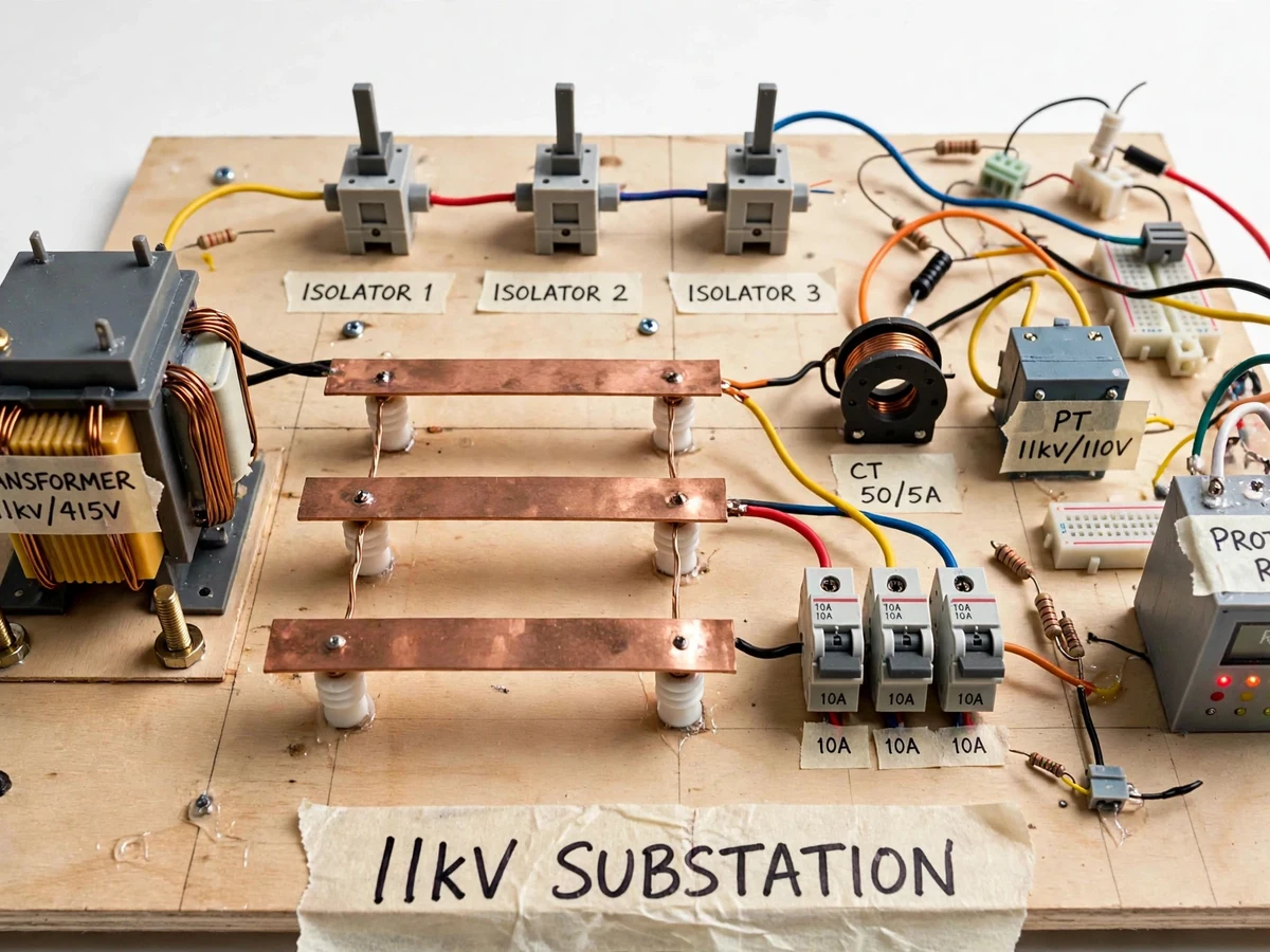11 kV Substation Layout Working Model Project