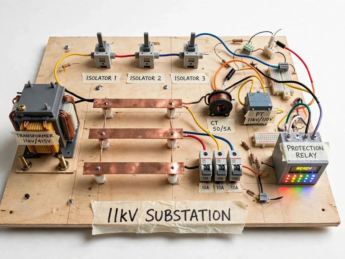 11 kV Substation Layout Working Model Project