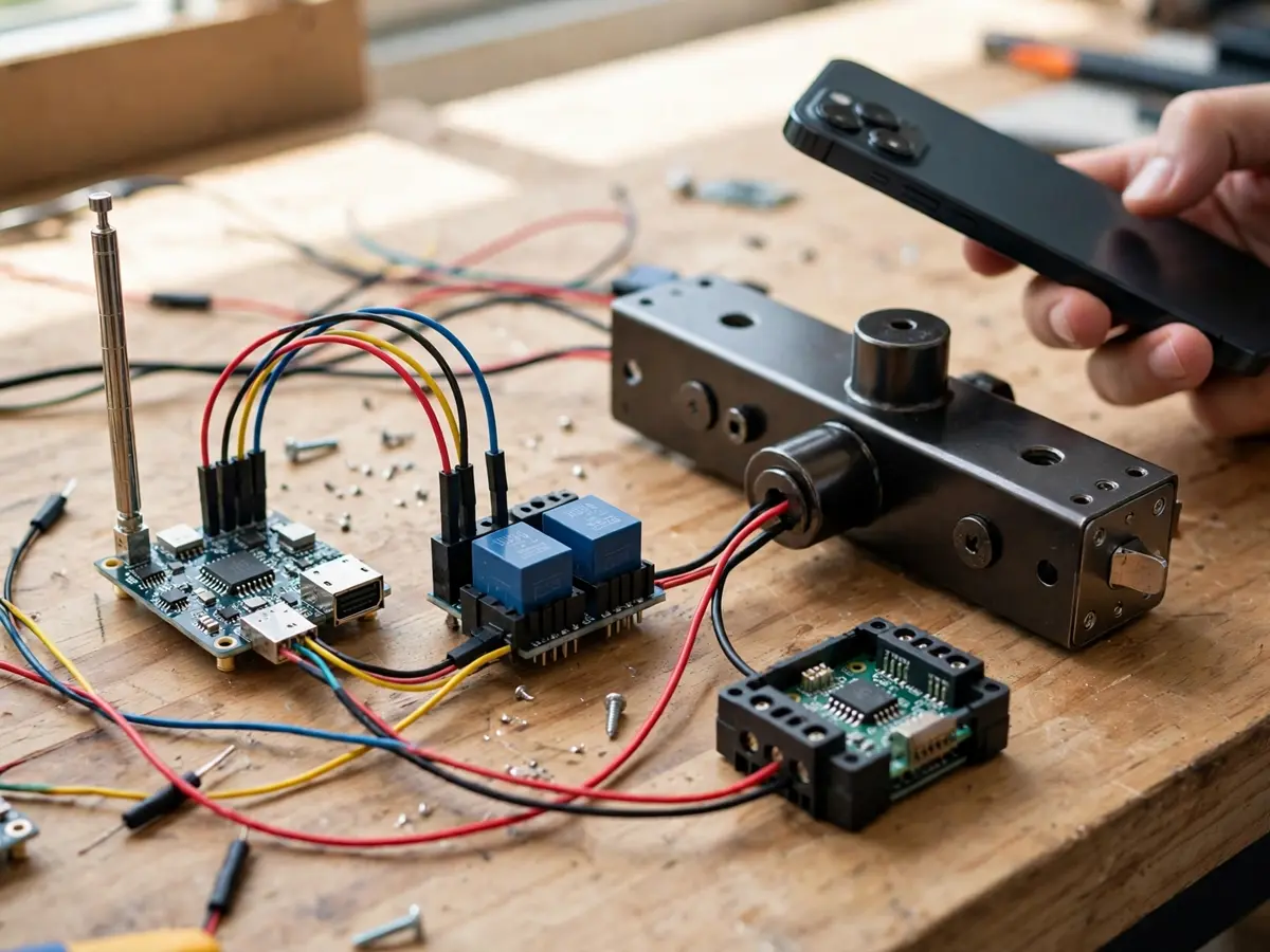 Wi-Fi Door Lock with Web Control Project