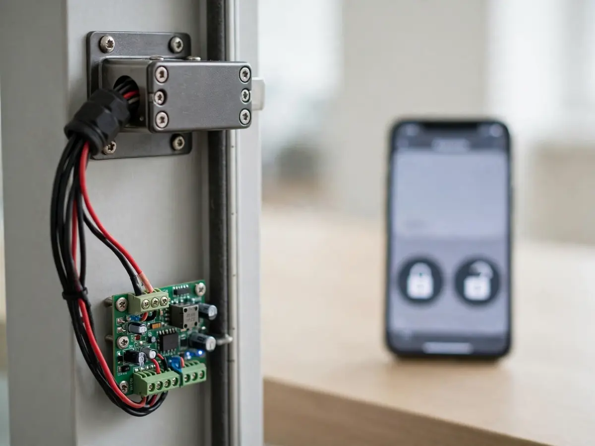 Wi-Fi Door Lock with Web Control Project