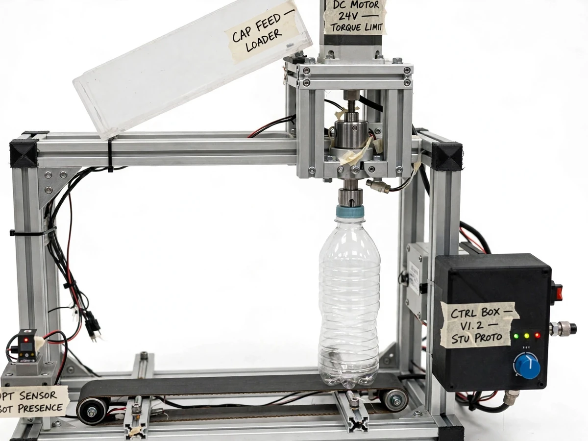 Automatic Bottle Capping Machine with Torque Control