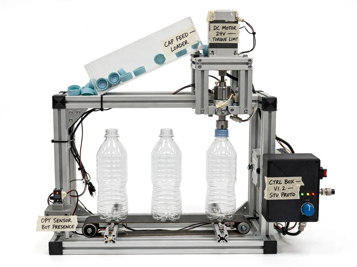 Automatic Bottle Capping Machine with Torque Control