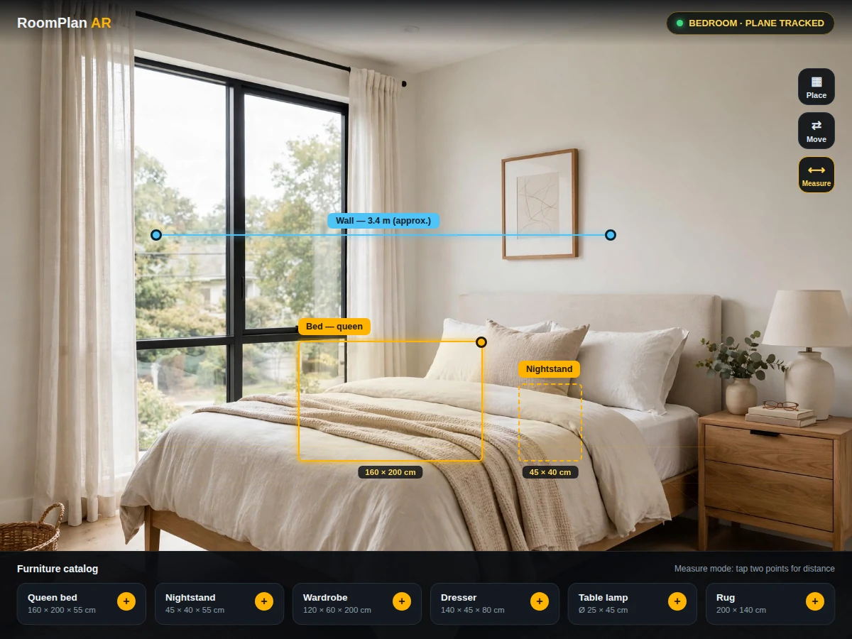 AR Interior Design Visualizer App