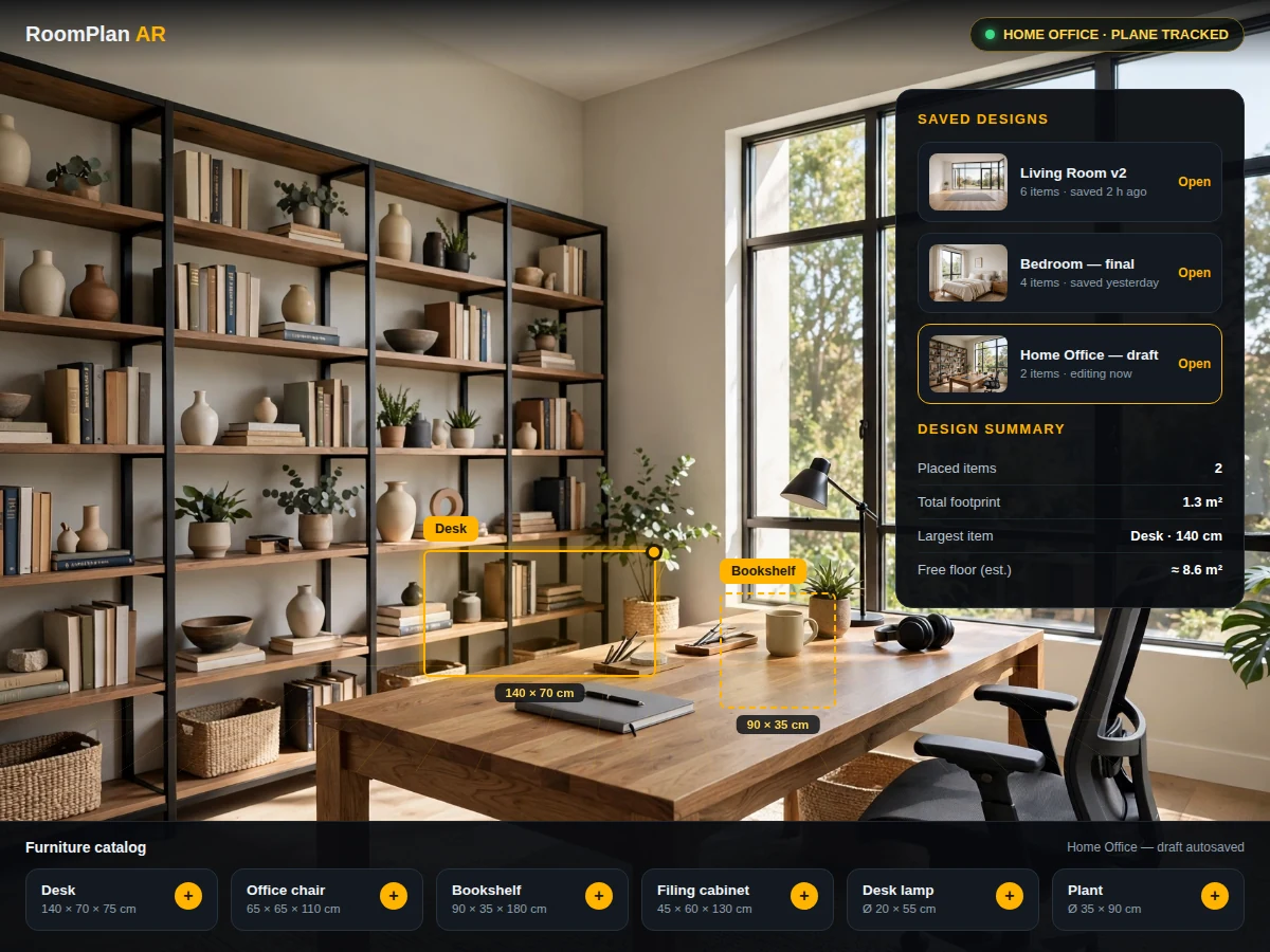 AR Interior Design Visualizer App
