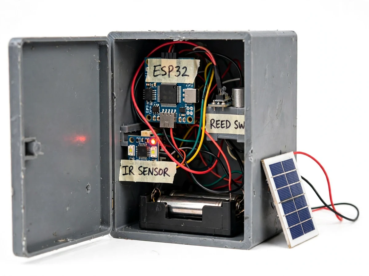 IoT Smart Mailbox with Parcel Detection and Alerts — project thumbnail preview