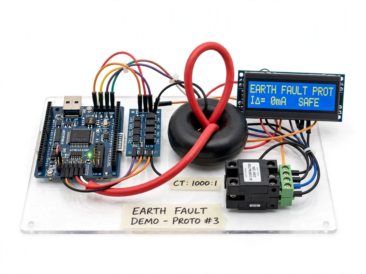 Earth Fault Protection using Core-Balance CT — project thumbnail preview
