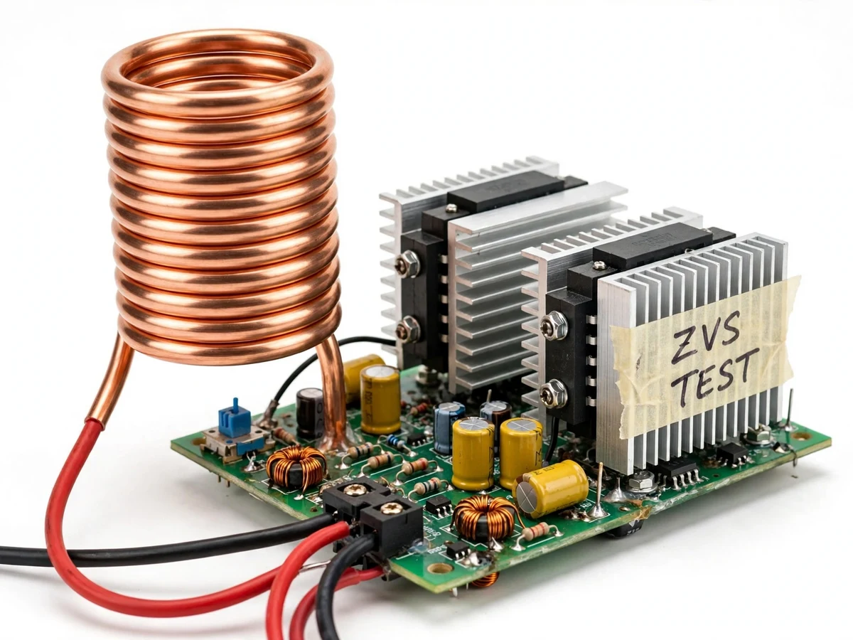 DIY Induction Heater for Small Metal Parts with ZVS Driver — project thumbnail preview