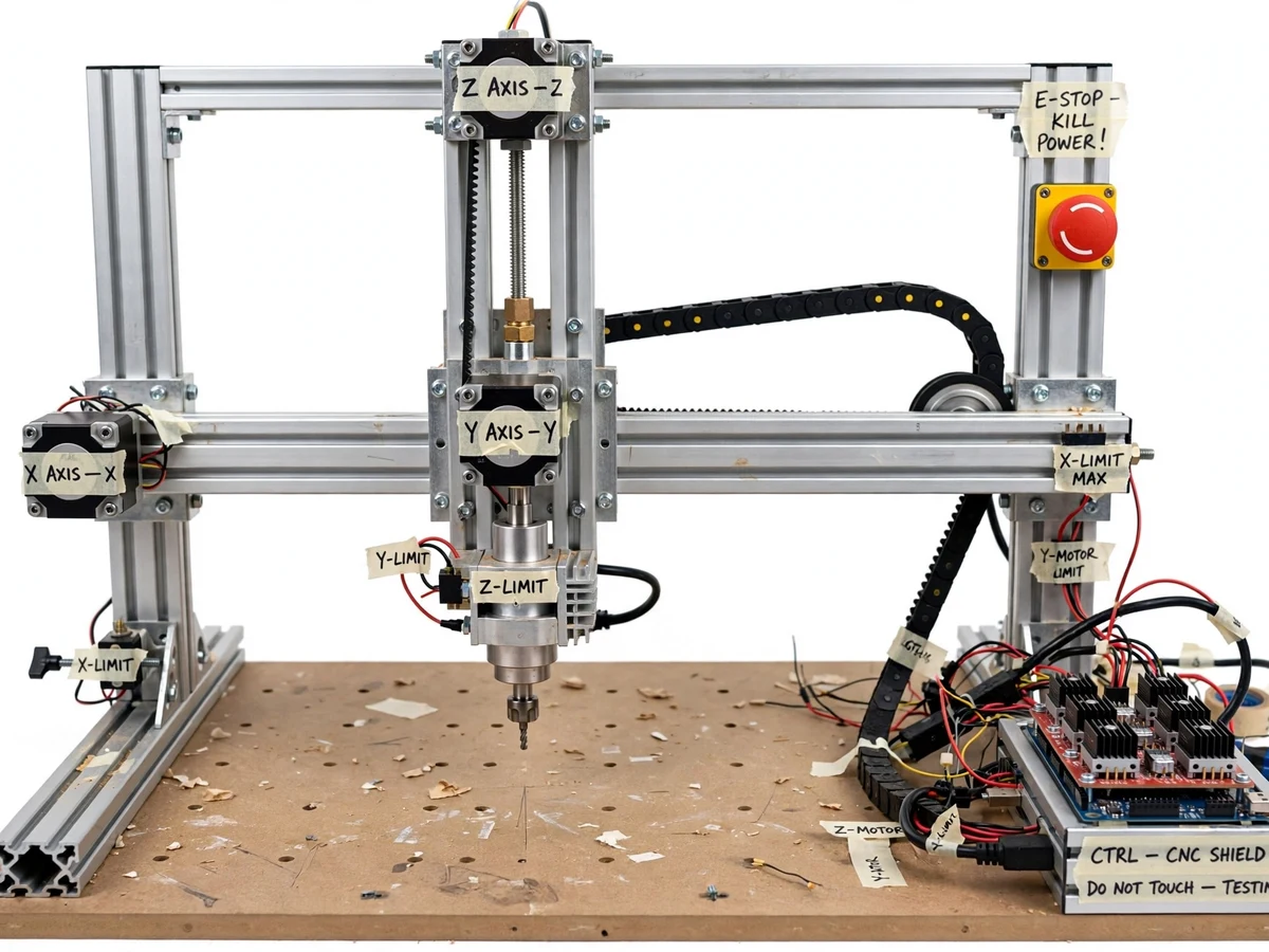 DIY CNC Router Machine with GRBL Control Project