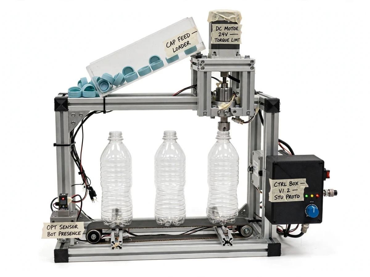 Automatic Bottle Capping Machine with Torque Control