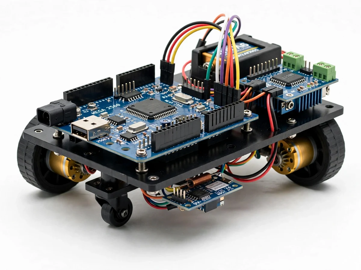 RFID-Guided Warehouse Robot using Arduino — project thumbnail preview