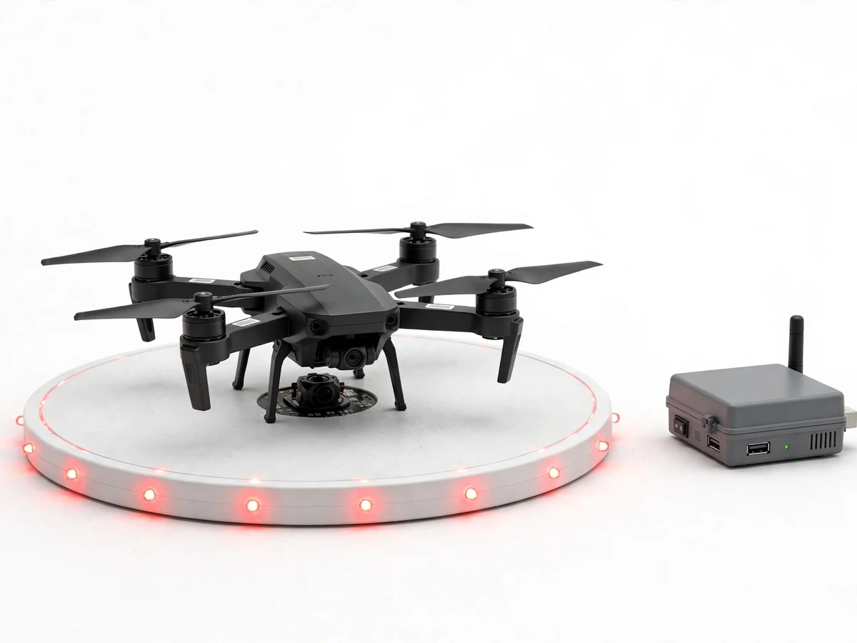 Auto-Landing Drone using IR Beacon — project thumbnail preview