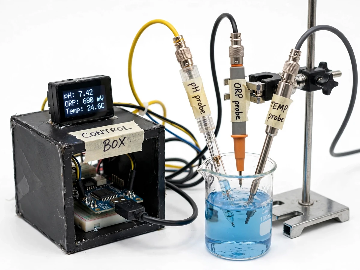 IoT Swimming Pool Water Quality Monitor — project thumbnail preview