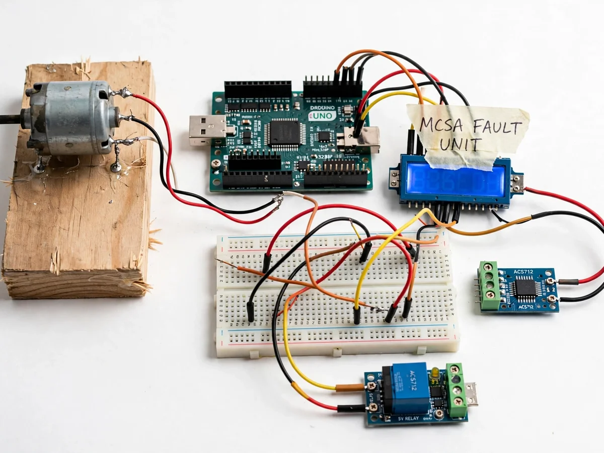 Motor Fault Diagnosis Dashboard using Current Signature Analysis — project thumbnail preview