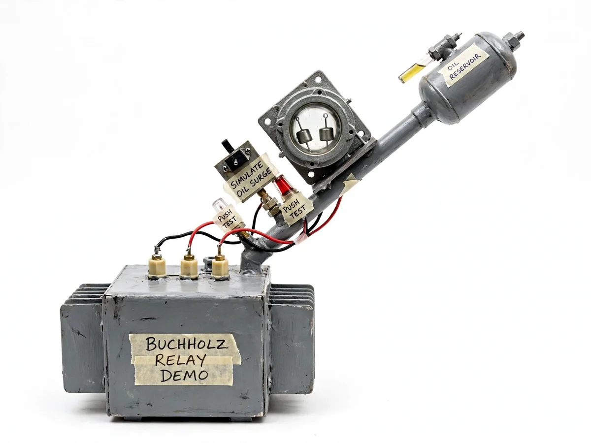 Buchholz Relay Demonstration Model for Transformer Protection — project thumbnail preview