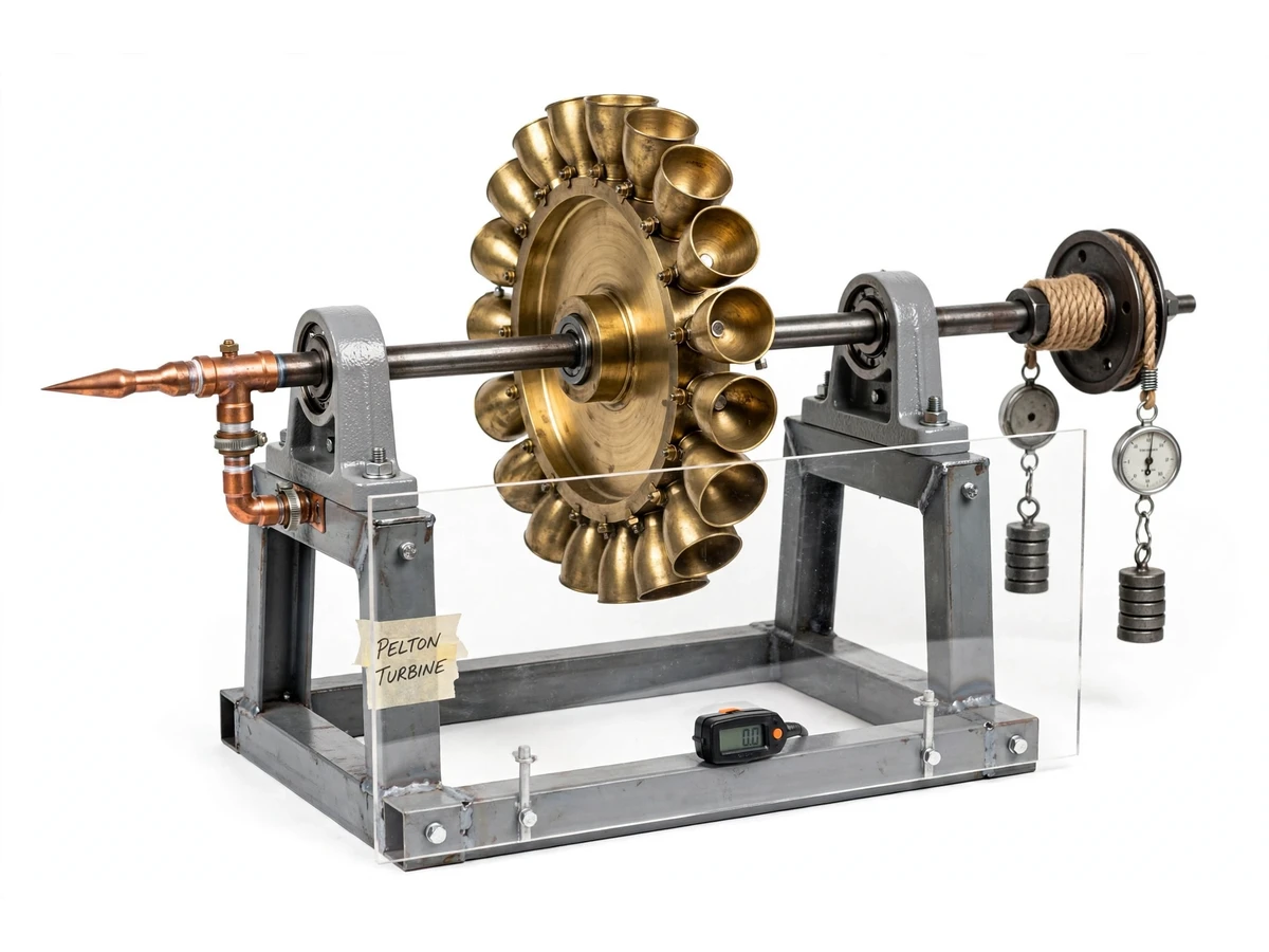 Pelton Turbine Working Model — project thumbnail preview