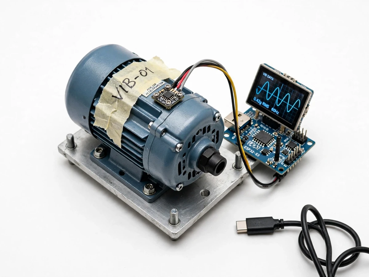 Industrial Vibration Monitor with Web Dashboard — project thumbnail preview