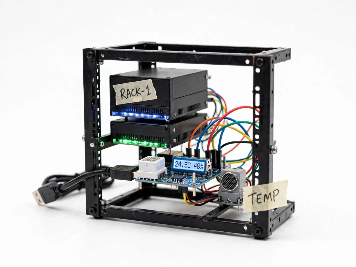 Server Room Environment Monitor with Alert Dashboard — project thumbnail preview