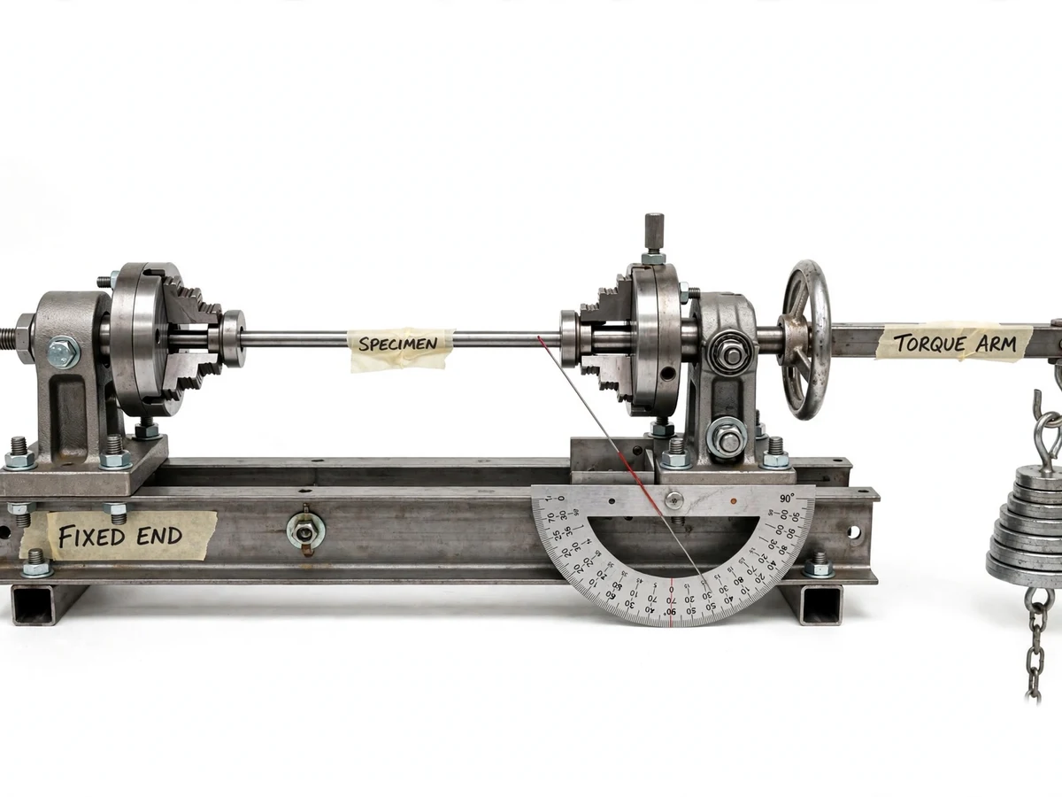 Torsion Testing Machine for Shaft Specimens — project thumbnail preview