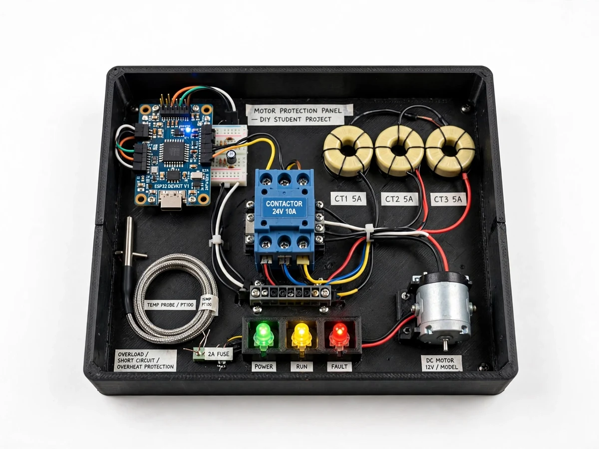Industrial Motor Protection with IoT Alerts