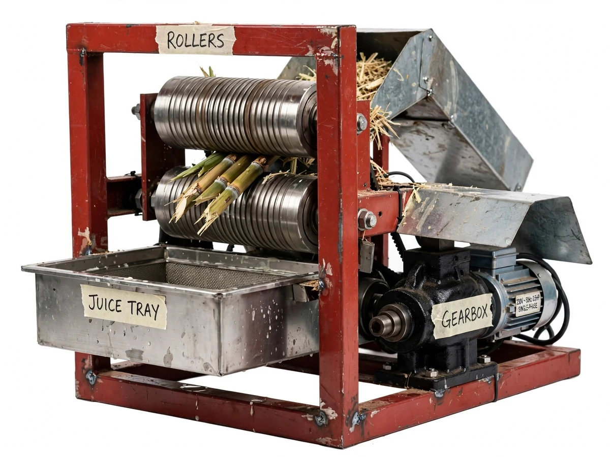 Sugarcane Juice Extractor Machine — project thumbnail preview